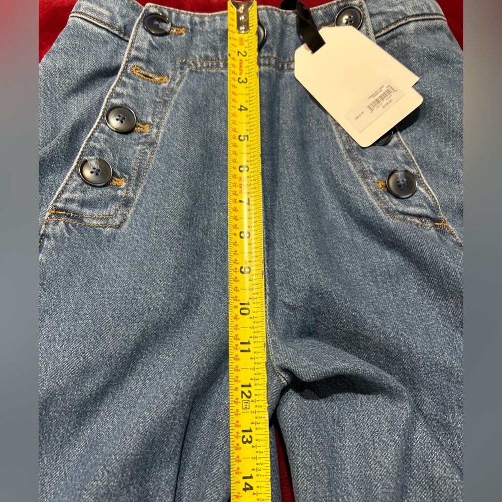 GapStudio High Rise Denim Sailor Pants - Picture 8 of 9